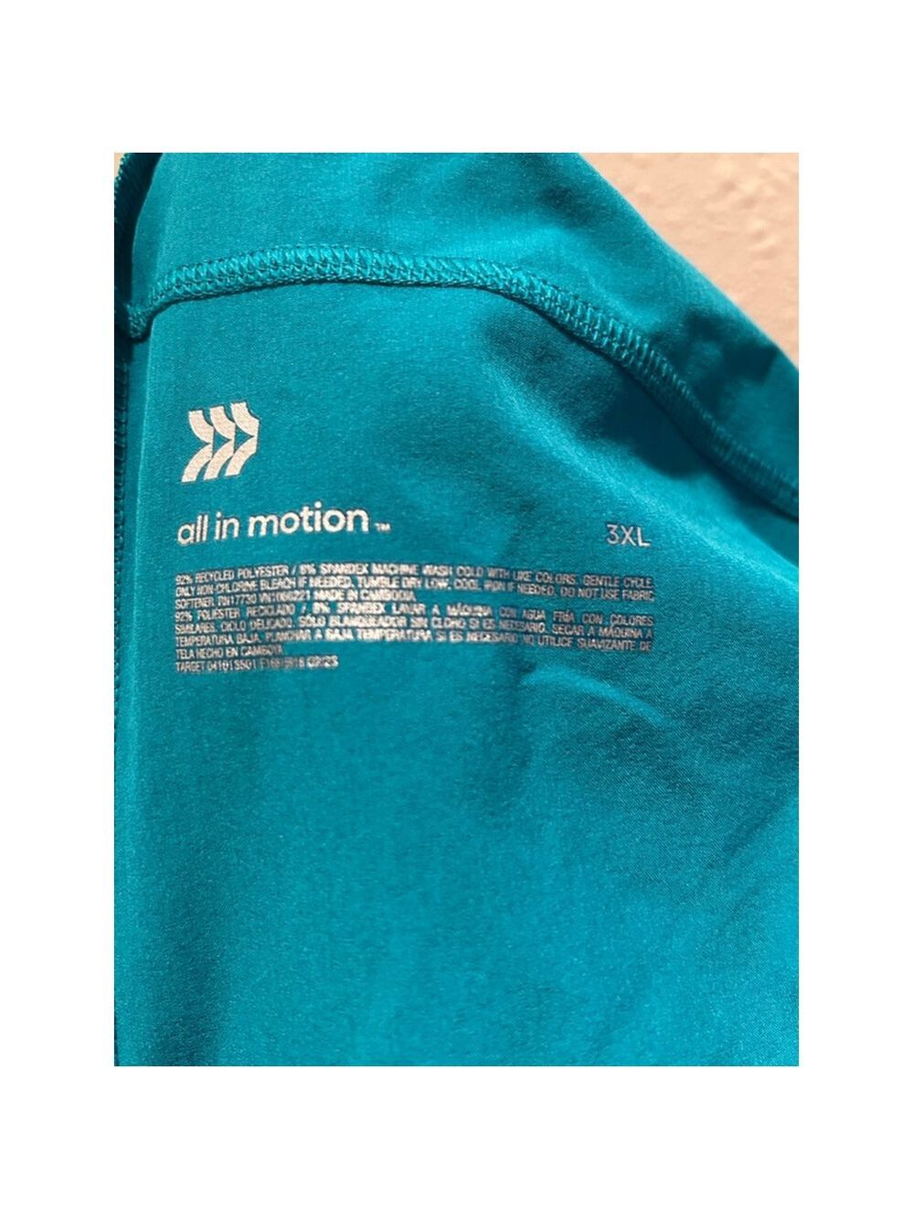 Women's All in Motion Teal Athletic Shorts 3X
Waist 46-51. Length 18.5 - Picture 6 of 7